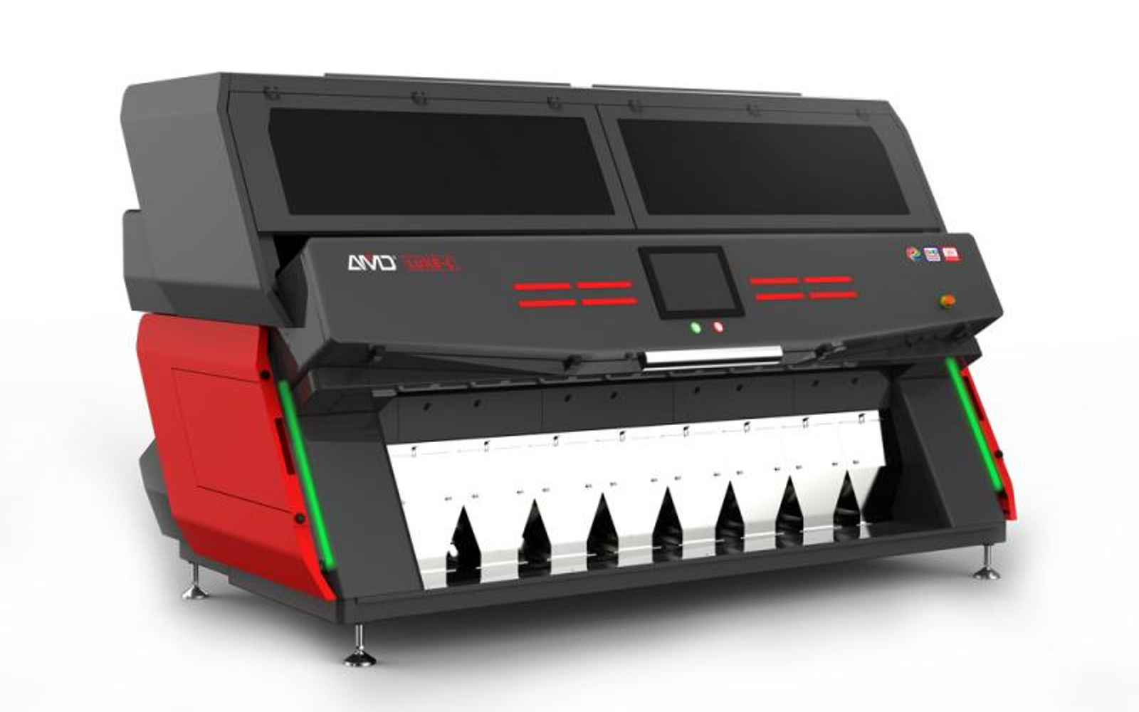Optical colour sorting equipment supplied by Autopac Systems